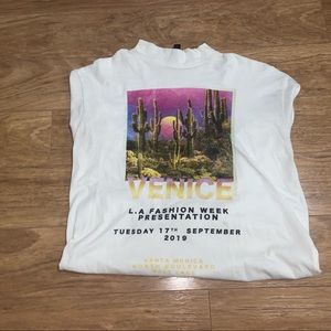 Graphic long sleeve w/ turtleneck